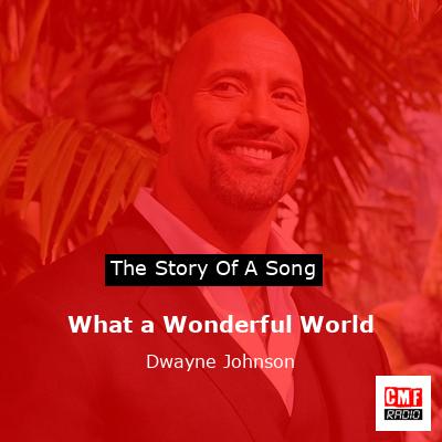 final cover What a Wonderful World Dwayne Johnson