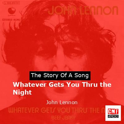 final cover Whatever Gets You Thru the Night John Lennon