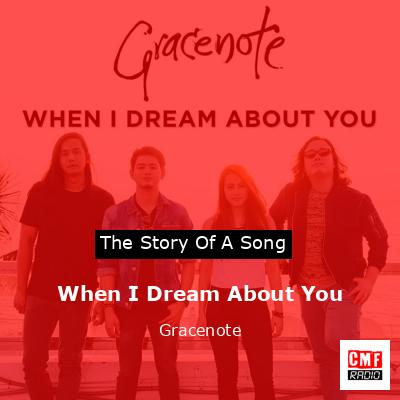 final cover When I Dream About You Gracenote