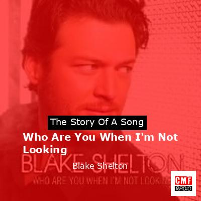 Who Are You When I’m Not Looking – Blake Shelton