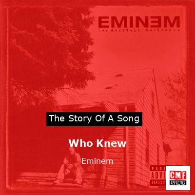 final cover Who Knew Eminem