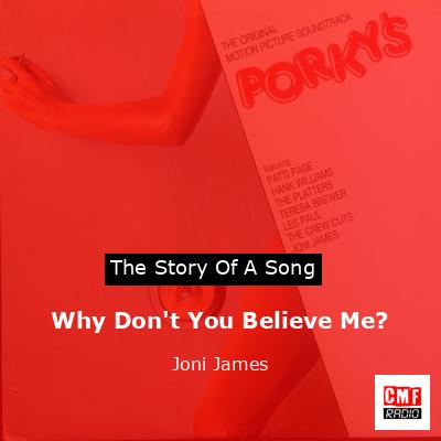 final cover Why Dont You Believe Me Joni James