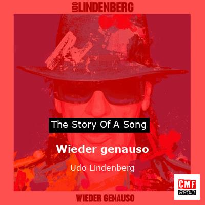 final cover Wieder genauso Udo Lindenberg
