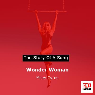 final cover Wonder Woman Miley Cyrus