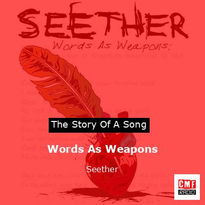 final cover Words As Weapons Seether