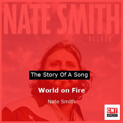 final cover World on Fire Nate Smith