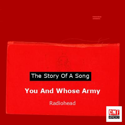 final cover You And Whose Army Radiohead