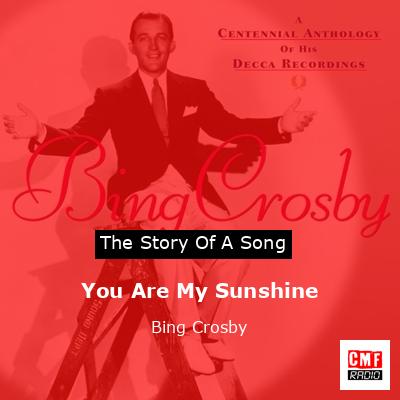 final cover You Are My Sunshine Bing Crosby