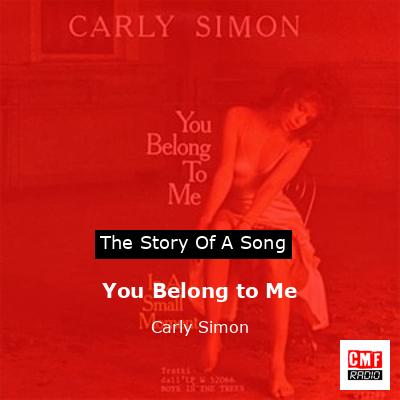 final cover You Belong to Me Carly Simon
