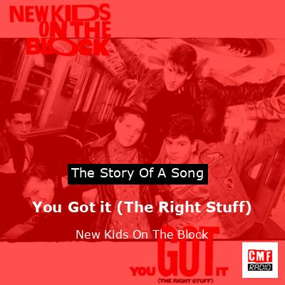 final cover You Got it The Right Stuff New Kids On The Block