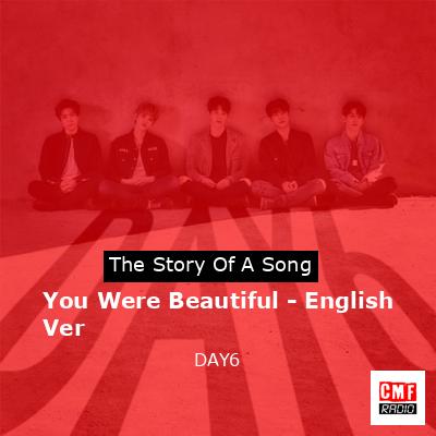 final cover You Were Beautiful English Ver DAY6