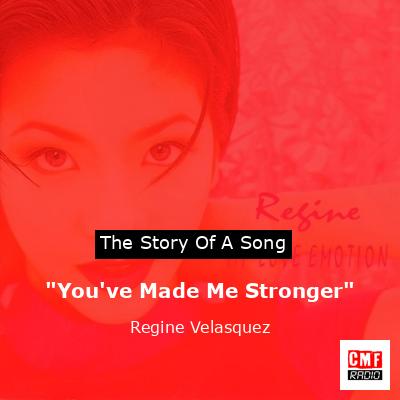 final cover Youve Made Me Stronger Regine Velasquez
