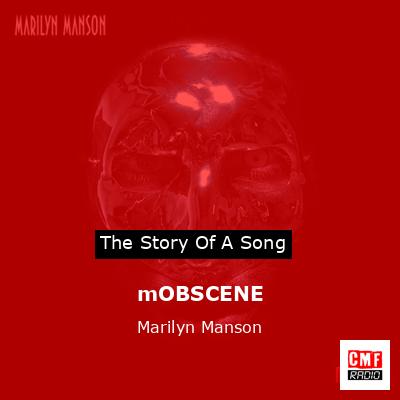 final cover mOBSCENE Marilyn Manson