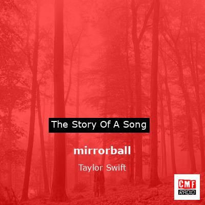 final cover mirrorball Taylor Swift