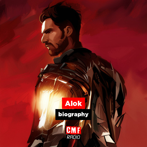 Alok biography AI generated artwork