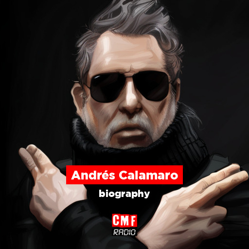 Andres Calamaro biography AI generated artwork