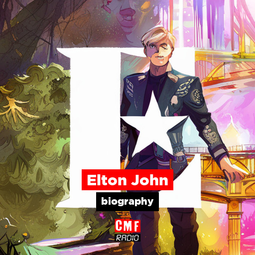 Elton John biography AI generated artwork