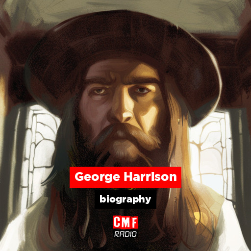 George Harrison biography AI generated artwork