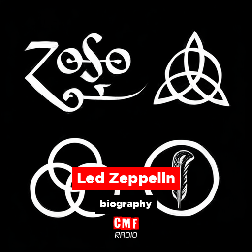 Led Zeppelin biography AI generated artwork