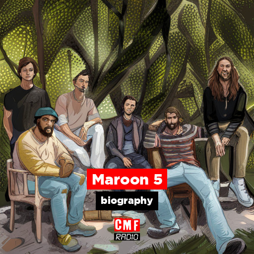 Maroon 5 biography AI generated artwork