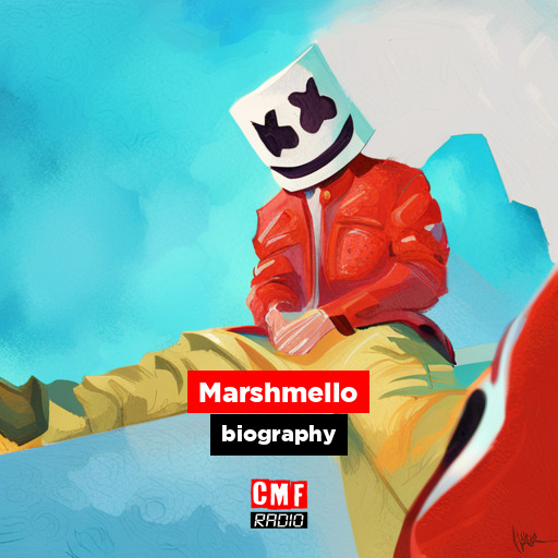Marshmello biography AI generated artwork