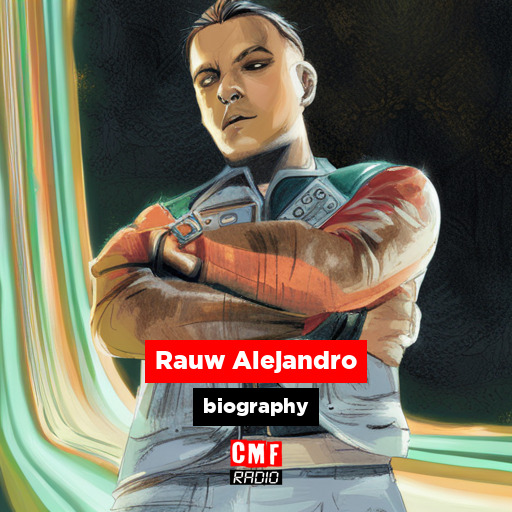 Rauw Alejandro biography AI generated artwork