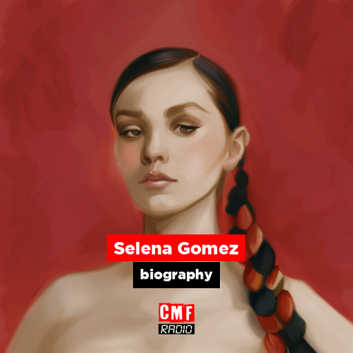 Selena Gomez biography AI generated artwork