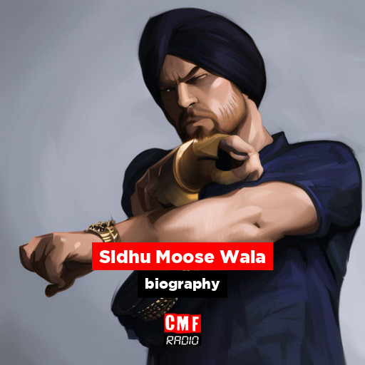 Sidhu Moose Wala biography AI generated artwork