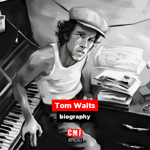 Tom Waits biography AI generated artwork