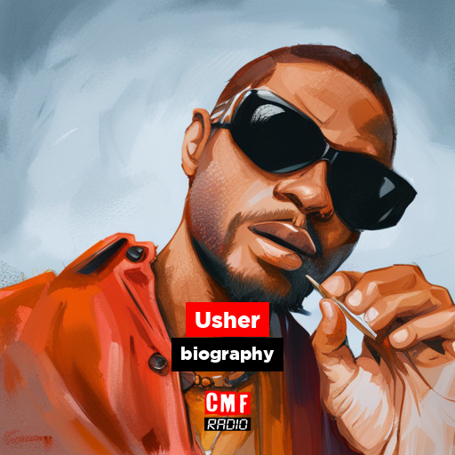 Usher biography AI generated artwork