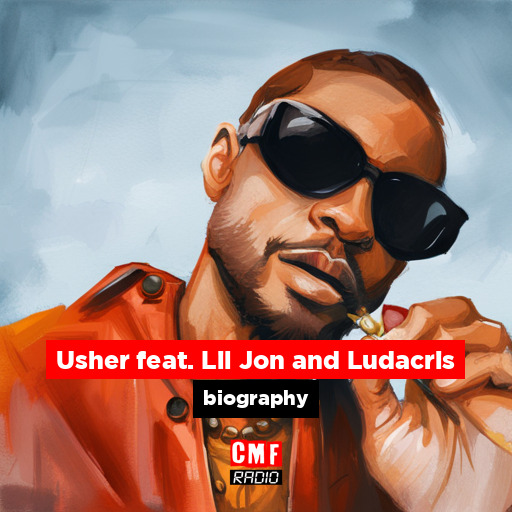 Usher feat. Lil Jon and Ludacris biography AI generated artwork