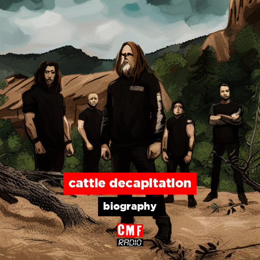 cattle decapitation biography AI generated artwork
