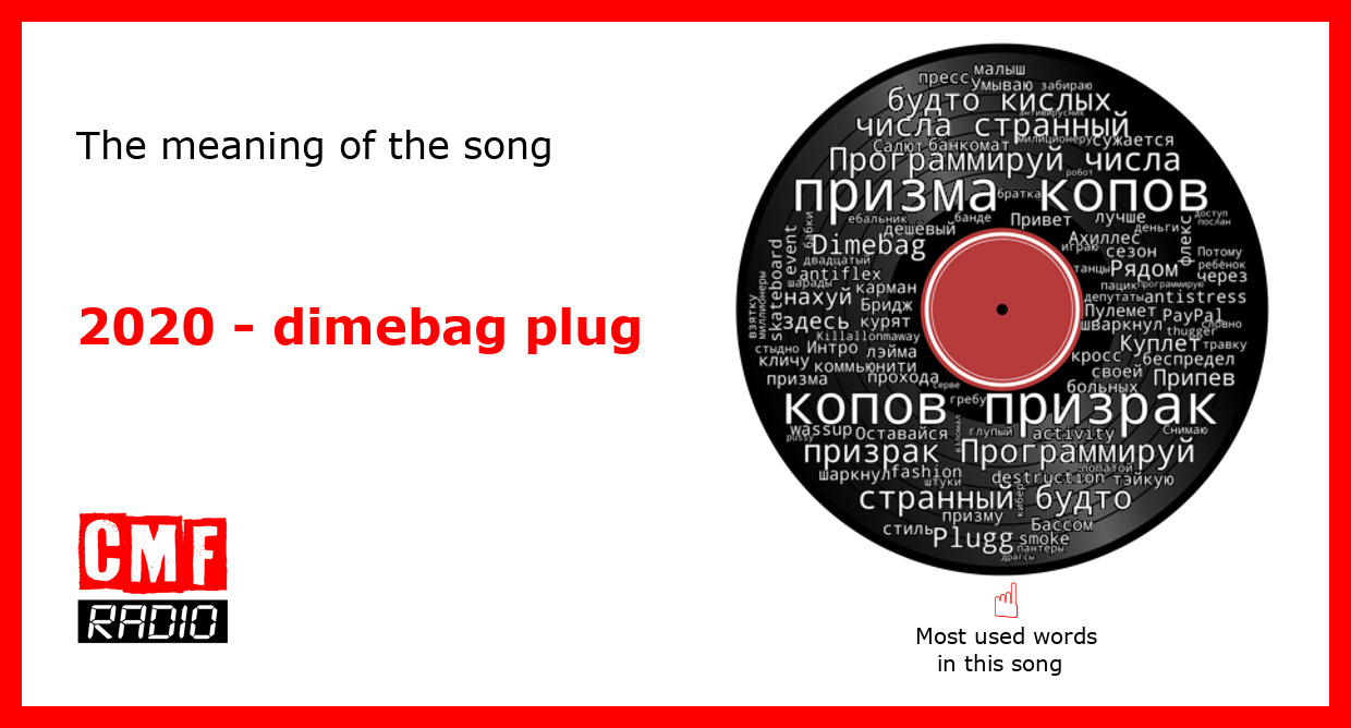 The story and meaning of the song '2020 dimebag plug