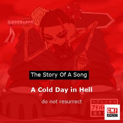 final cover A Cold Day in Hell do not resurrect