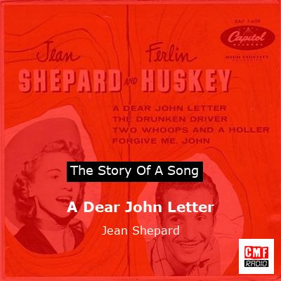 final cover A Dear John Letter Jean Shepard