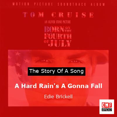 A Hard Rain’s A Gonna Fall – Edie Brickell
