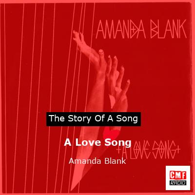 final cover A Love Song Amanda Blank