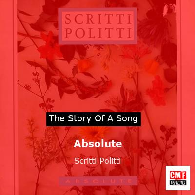 Absolute – Scritti Politti