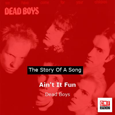 final cover Aint It Fun Dead Boys