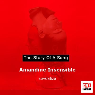 final cover Amandine Insensible sevdaliza