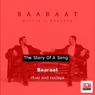 final cover Baaraat ritviz and nucleya