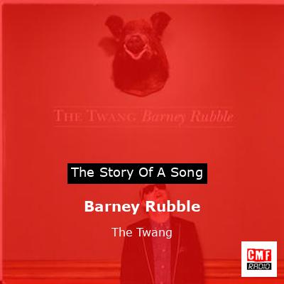 final cover Barney Rubble The Twang