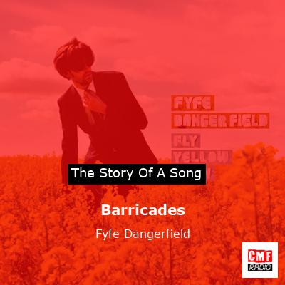 final cover Barricades Fyfe Dangerfield