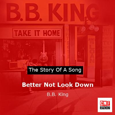 final cover Better Not Look Down B.B. King