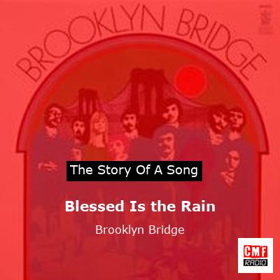 final cover Blessed Is the Rain Brooklyn Bridge