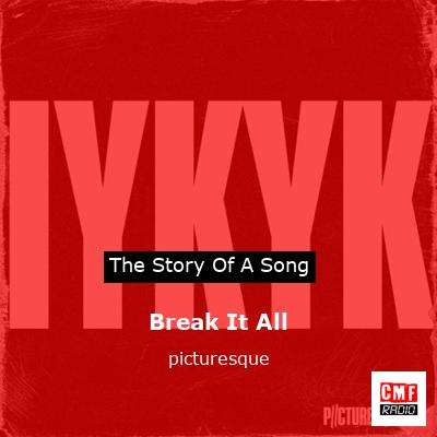 final cover Break It All picturesque