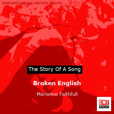 Broken English – Marianne Faithfull