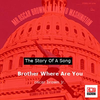 final cover Brother Where Are You oscar brown jr