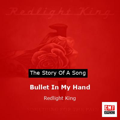 final cover Bullet In My Hand Redlight King