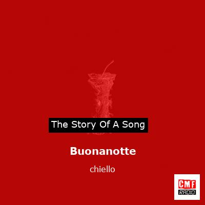 Buonanotte – chiello